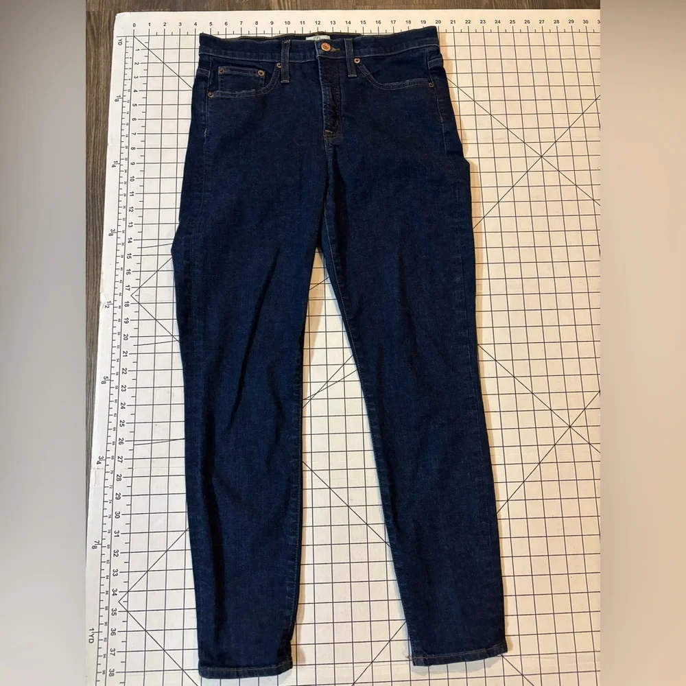 J. Crew Women’s Size 29 Dark Wash‎ 9” High Rise Toothpick Jeans